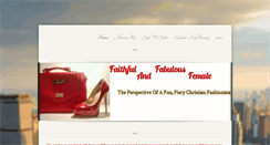 Desktop Screenshot of faithfulandfabulousfemale.com