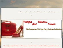 Tablet Screenshot of faithfulandfabulousfemale.com
